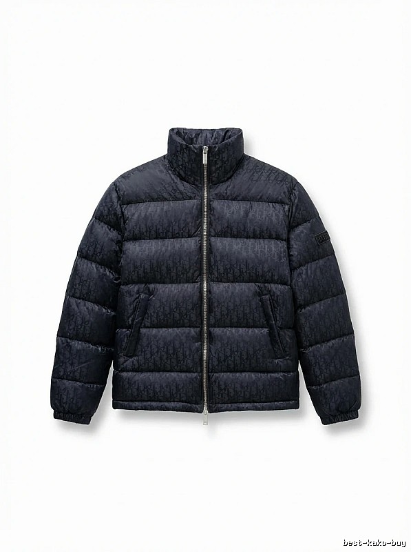 Dior's classic fashionable black down jacket