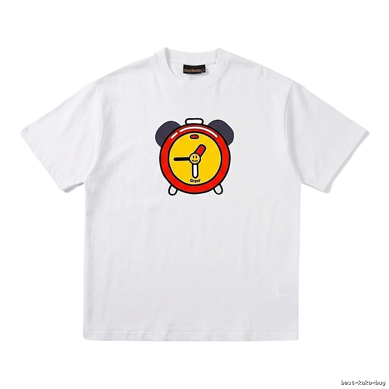 DREW Cartoon Style White T-shirt