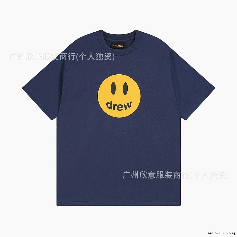 DREWHOUSE Smiley Street Style Navy Blue T-shirt