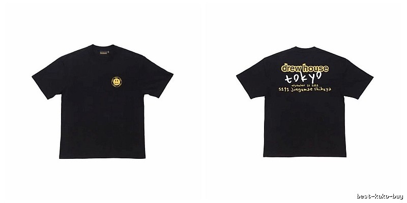 DrewHouse Tokyo Limited Street Style Black T-Shirt