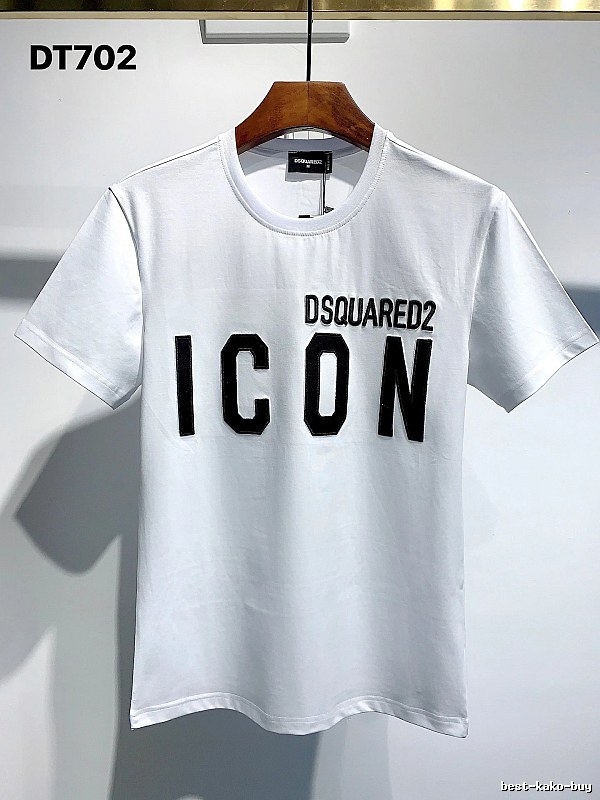 DSQUARED2 ICON Streetwear White Short-sleeve T-shirt