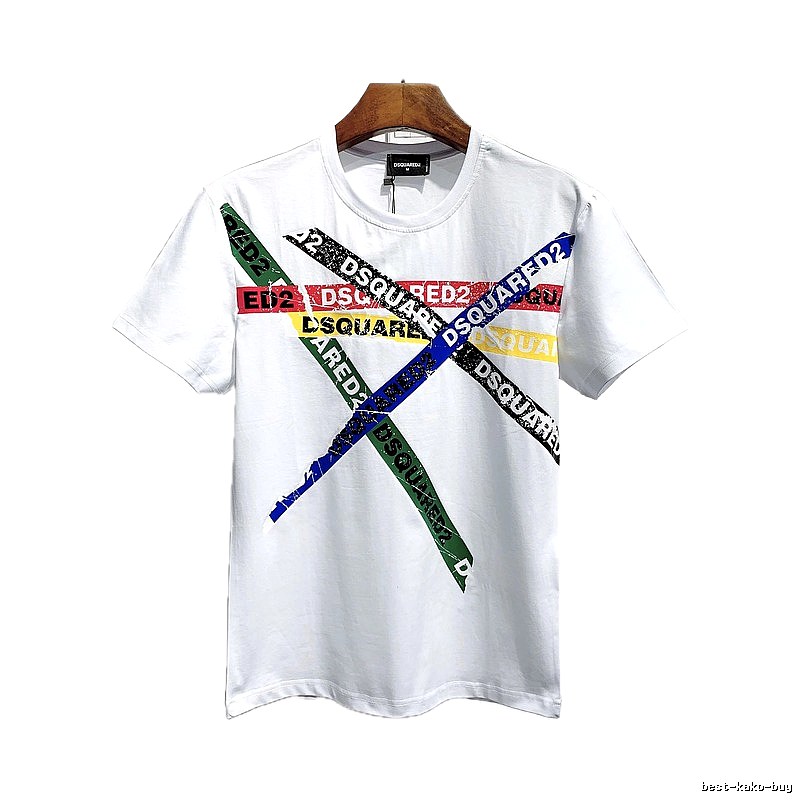 DSQUARED2 Printed Street Style White T-Shirt
