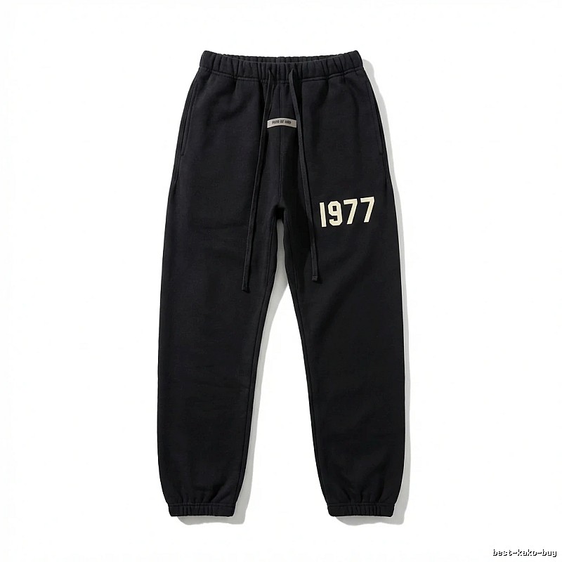 ESSENTIALS 1977 Casual Black Sweatpants