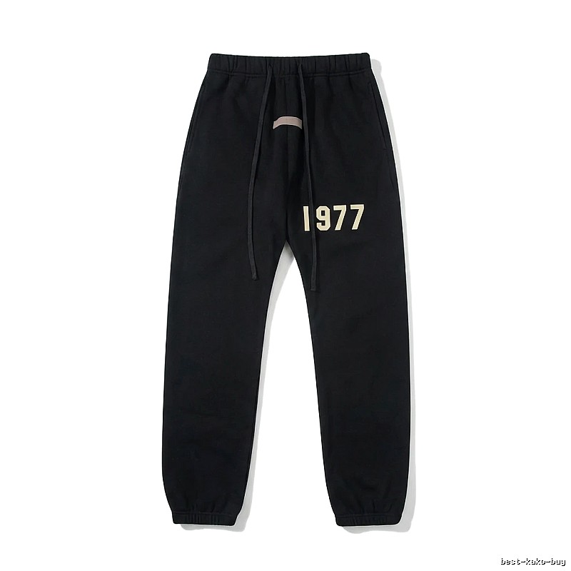 ESSENTIALS 1977 Wind Black Sweatpants