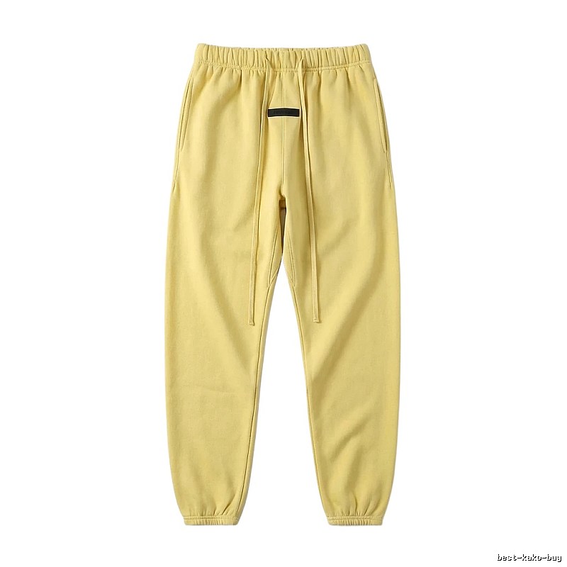 ESSENTIALS Basic Casual Yellow Sweatpants