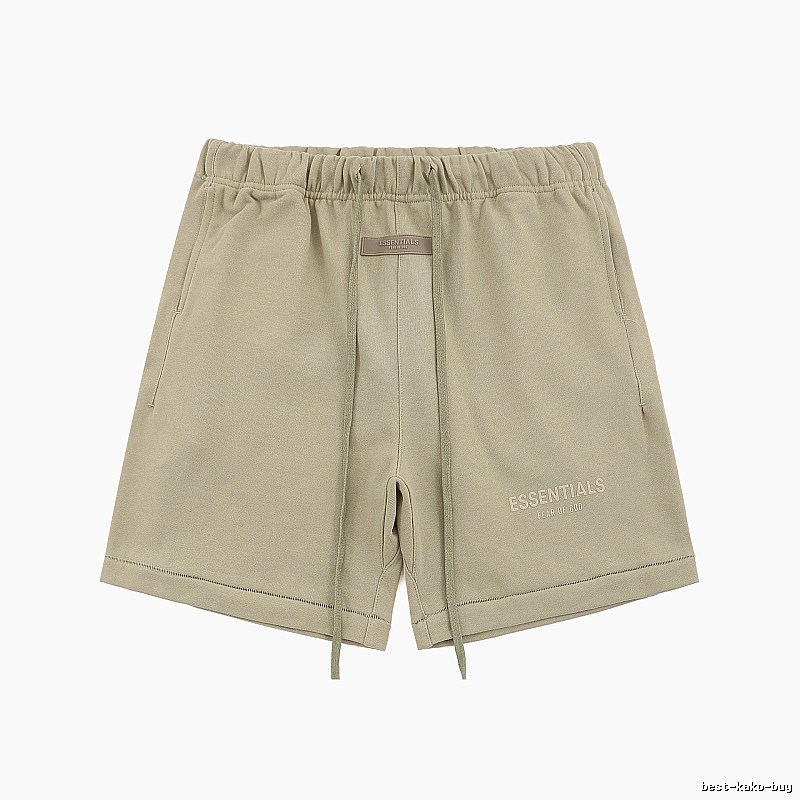 ESSENTIALS Basic Khaki Shorts