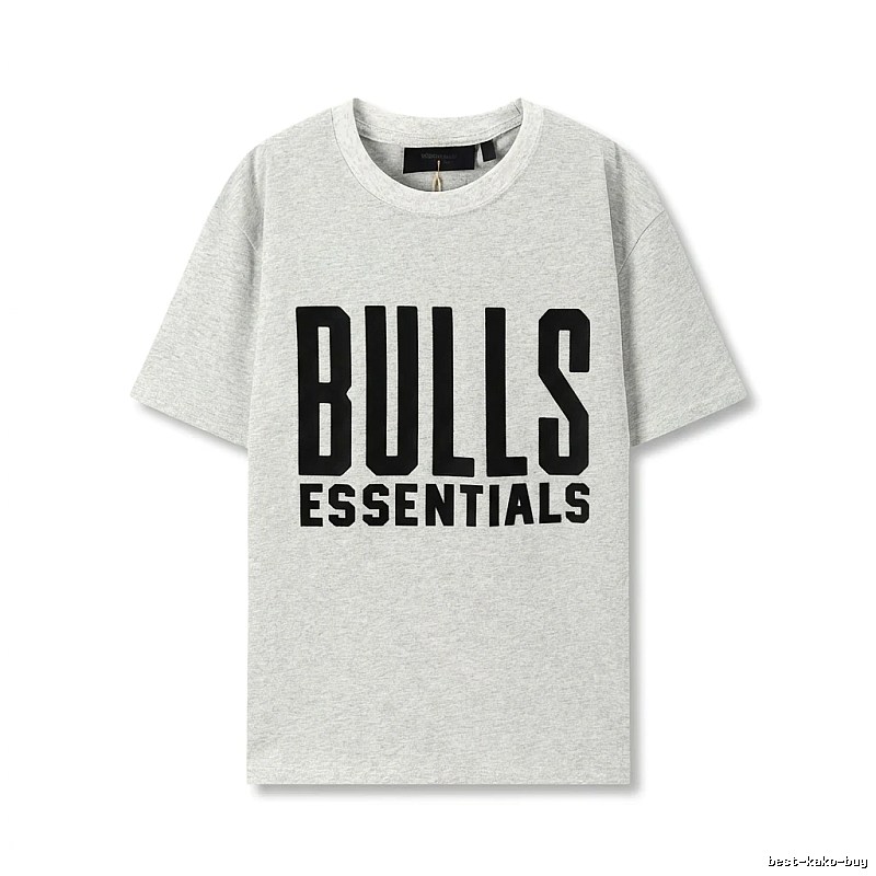 ESSENTIALS Bulls Style Grey T-shirt