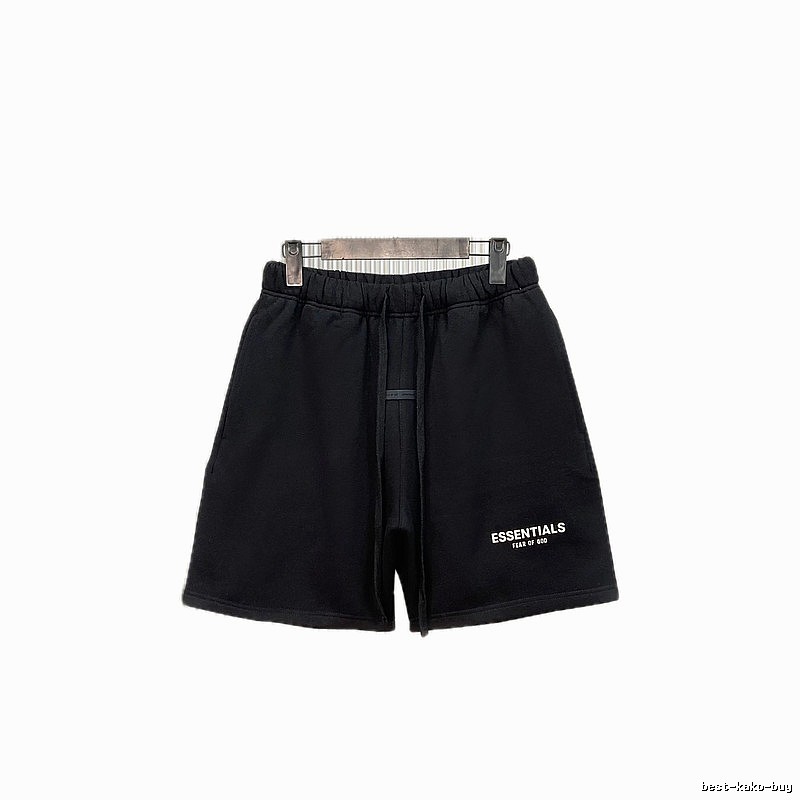 ESSENTIALS casual style black shorts