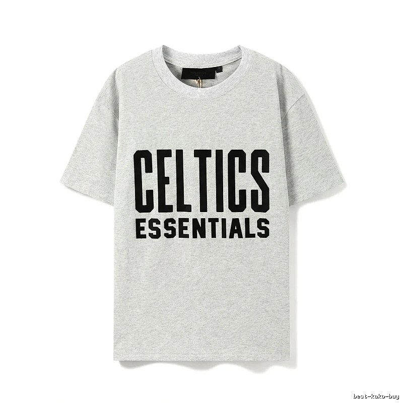 ESSENTIALS Gray and Black T-shirt of the Trendy Brand