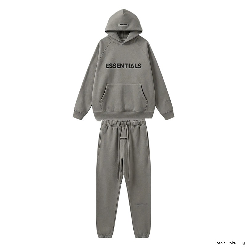 ESSENTIALS grey casual suit