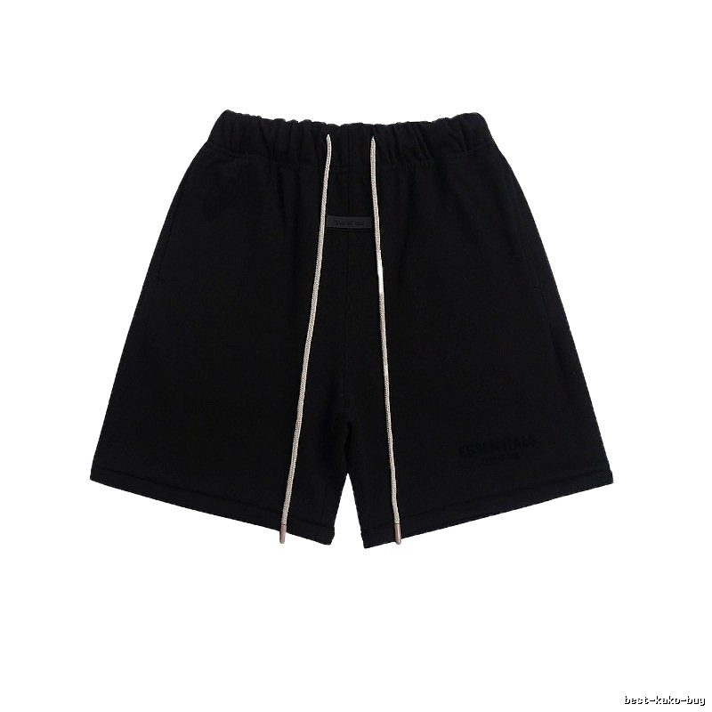 ESSENTIALS minimalist style black shorts
