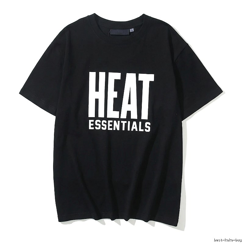 ESSENTIALS minimalist style black T-shirt