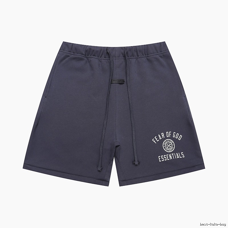 ESSENTIALS minimalist style dark blue shorts
