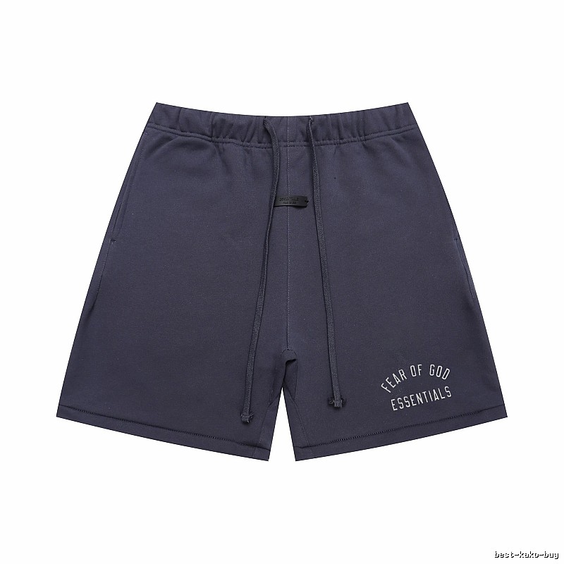 ESSENTIALS minimalist style dark gray shorts