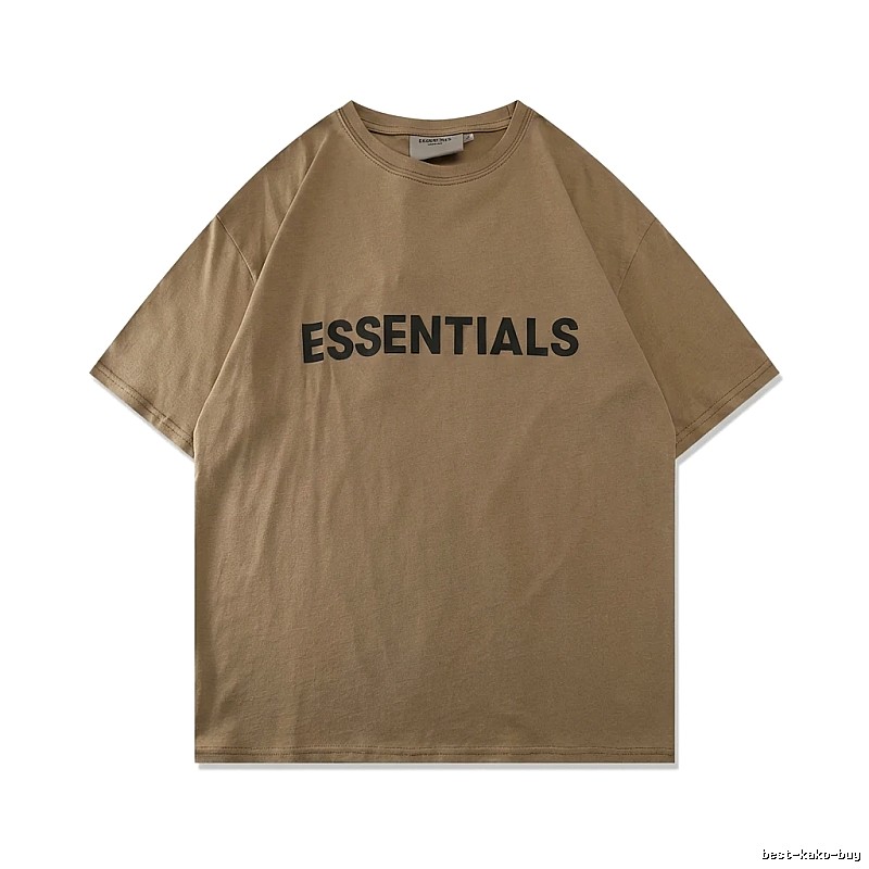 ESSENTIALS Minimalist Style Khaki T-shirt
