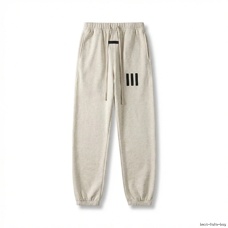 ESSENTIALS minimalist style light gray sweatpants