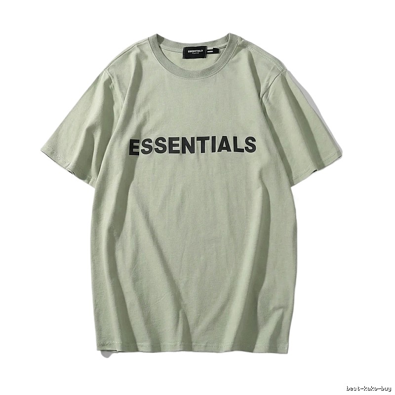 ESSENTIALS minimalist style light green T-shirt
