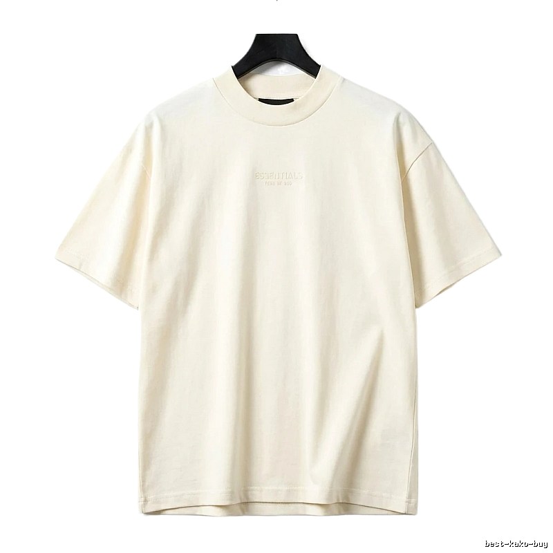 ESSENTIALS minimalist style off-white T-shirt