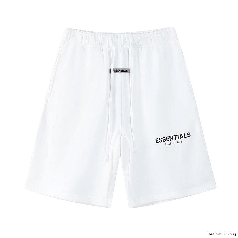 ESSENTIALS minimalist style white shorts