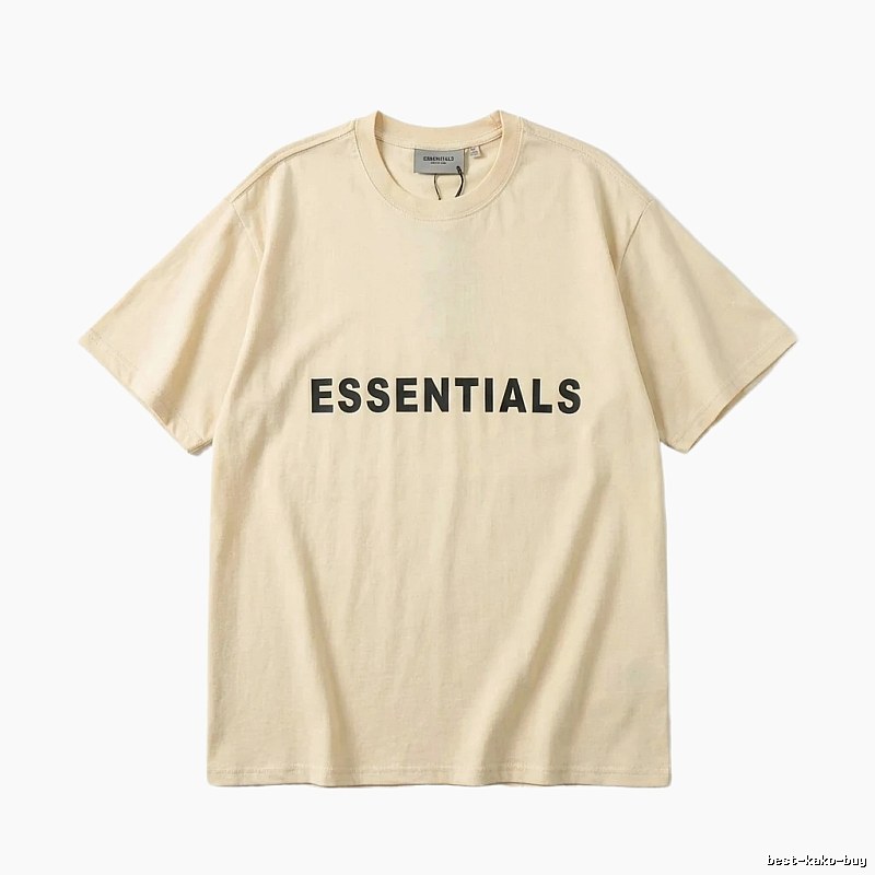 ESSENTIALS Simple Beige T-shirt