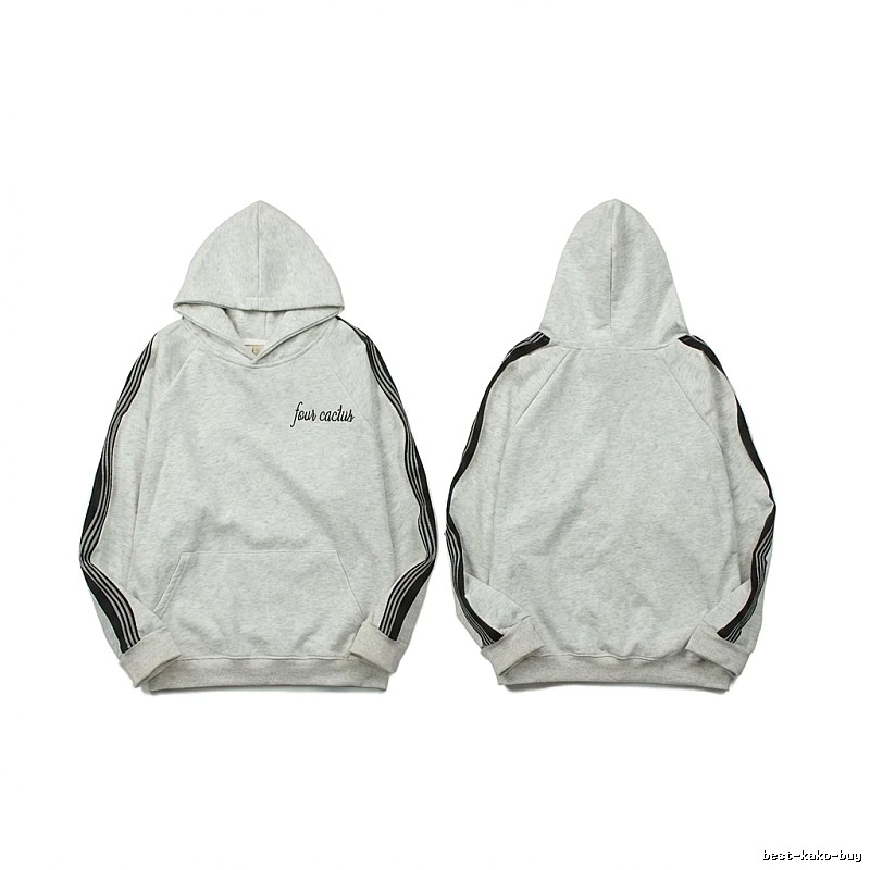 ESSENTIALS Trendy and Simple Style Grey Hoodie