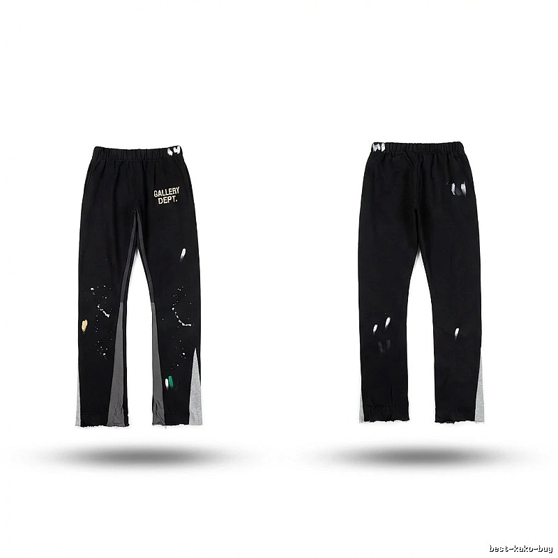 Gallery Dept Graffiti Street Style Black Pants