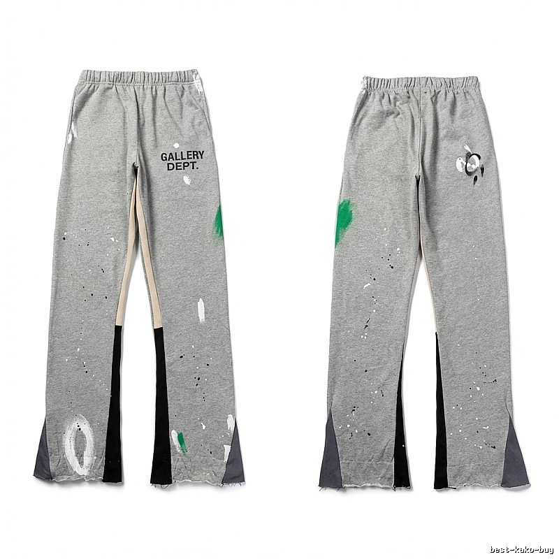 Gallery Dept graffiti-style grey trousers