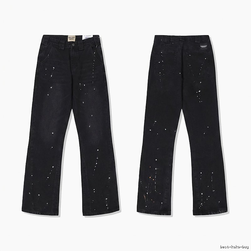 Gallery Dept ink - splashing style black jeans