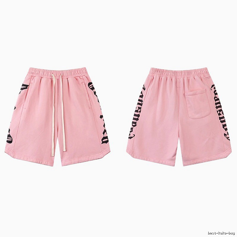Godspeed Gothic Print Street Style Pink Shorts