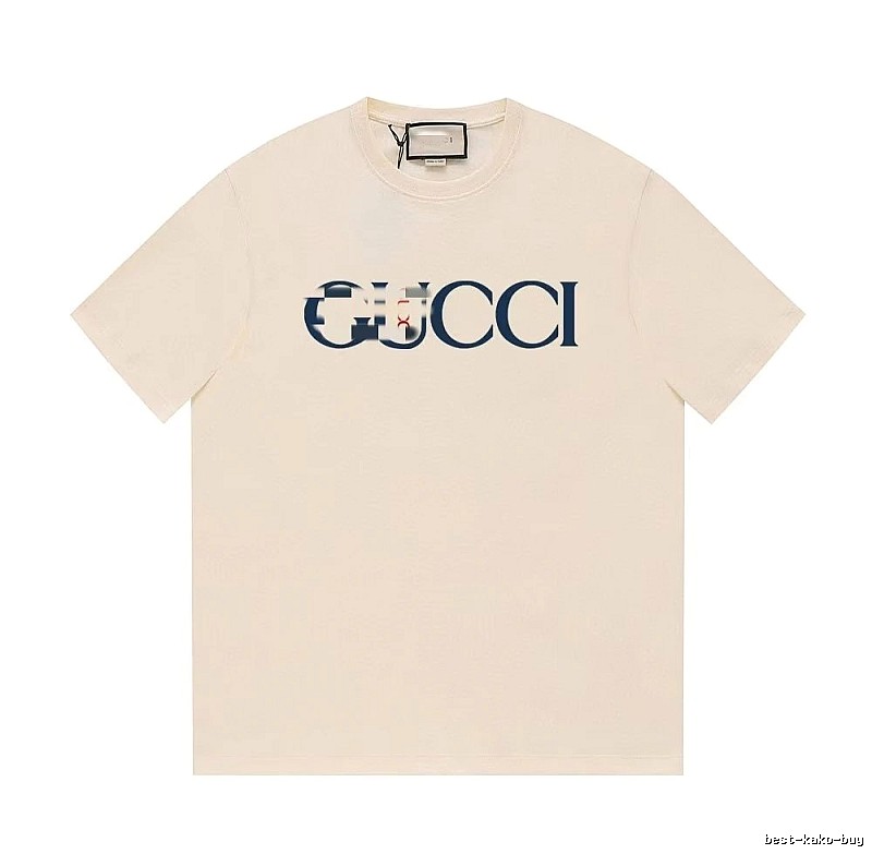 Gucci Classic Printed Casual Style Off-white Short Sleeve T-Shirt