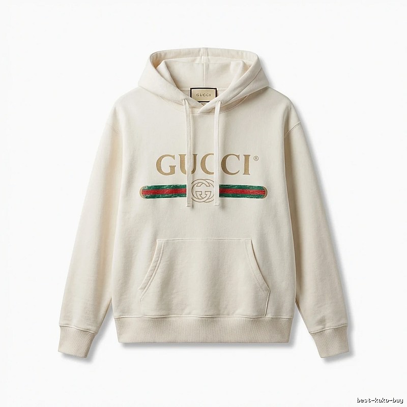 Gucci classic retro style white sweatshirt