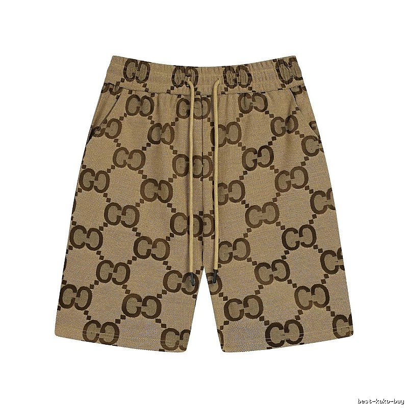 Gucci Double G Brown Retro Shorts