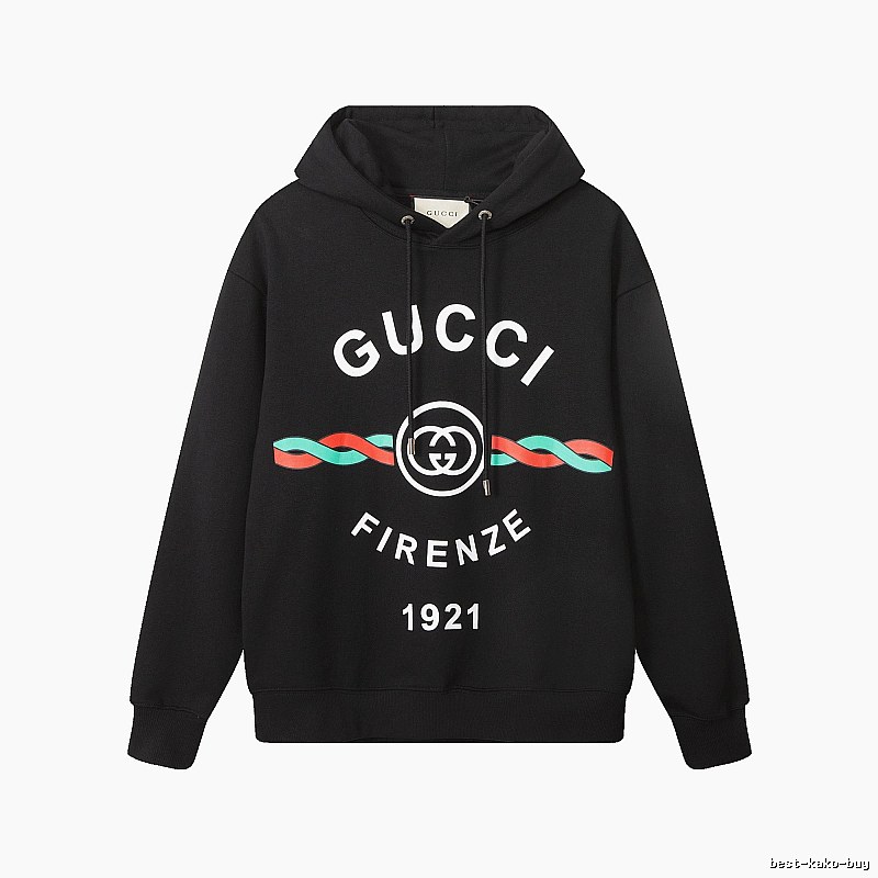 Gucci Hoodie with Black Hoodie with Gucci Firenze
