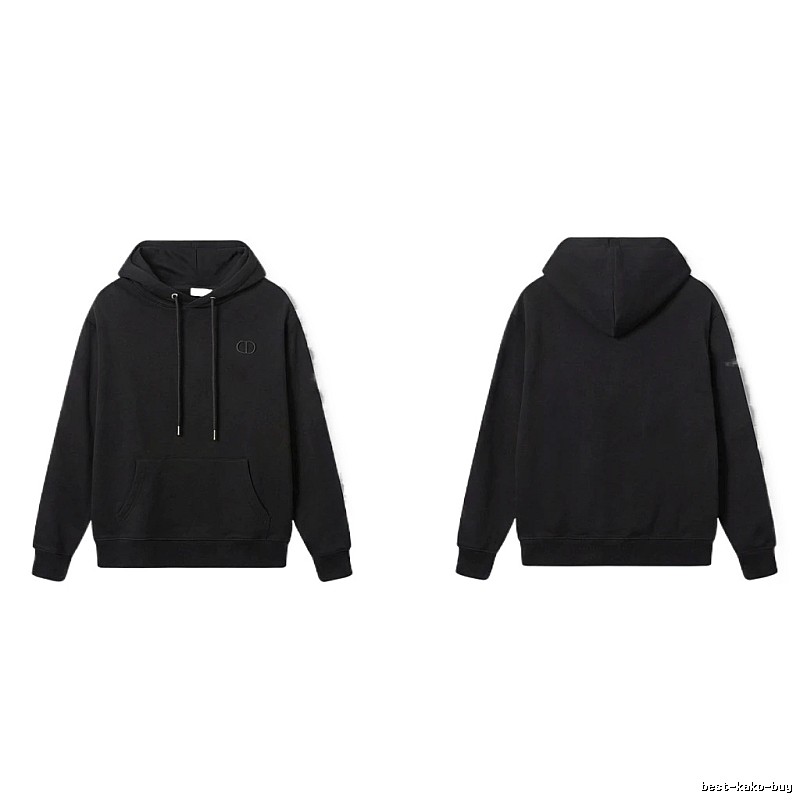 Gucci minimalist style black hoodie