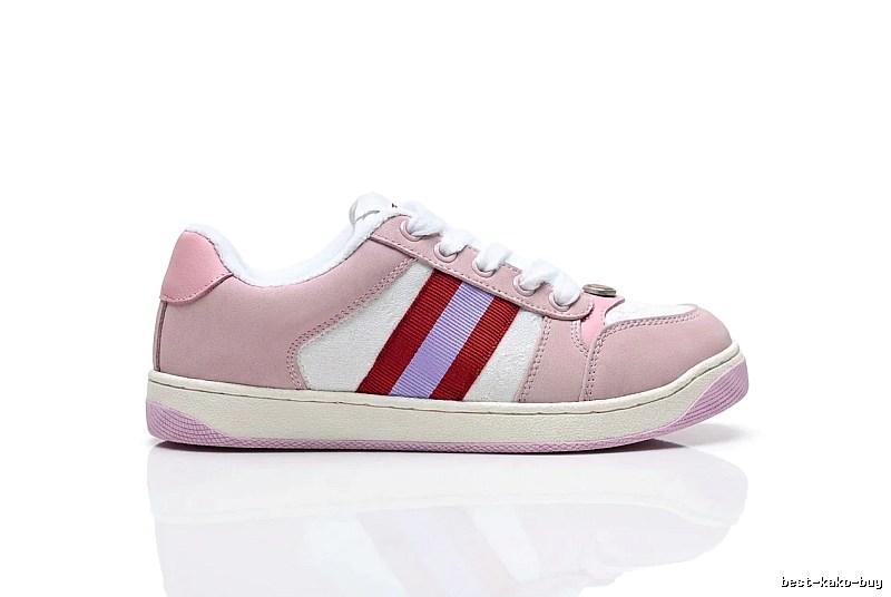 Gucci pink retro-style sports shoes