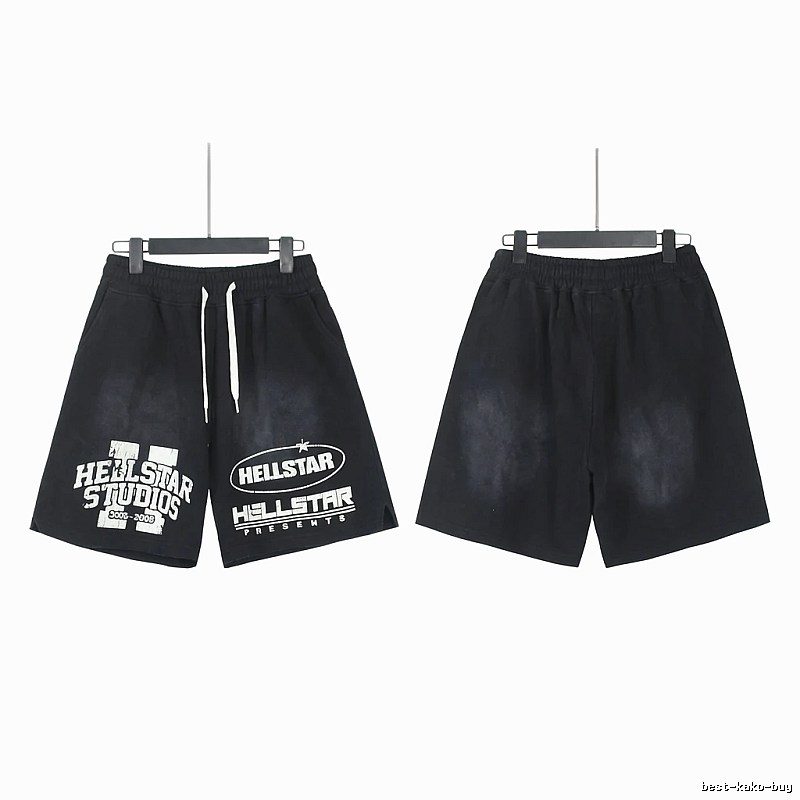 HELLSTAR American-style black shorts
