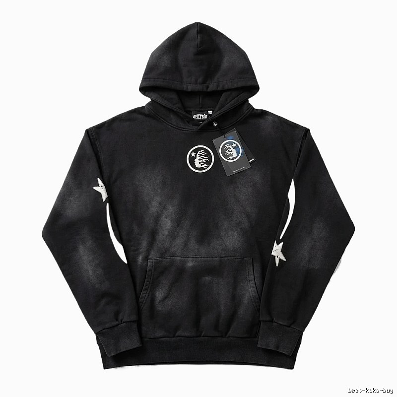 Hellstar dark style black hoodie