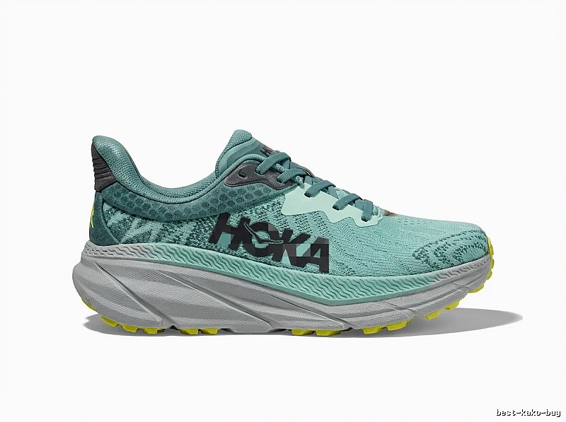 HOKA trendy and cool style mint green running shoes