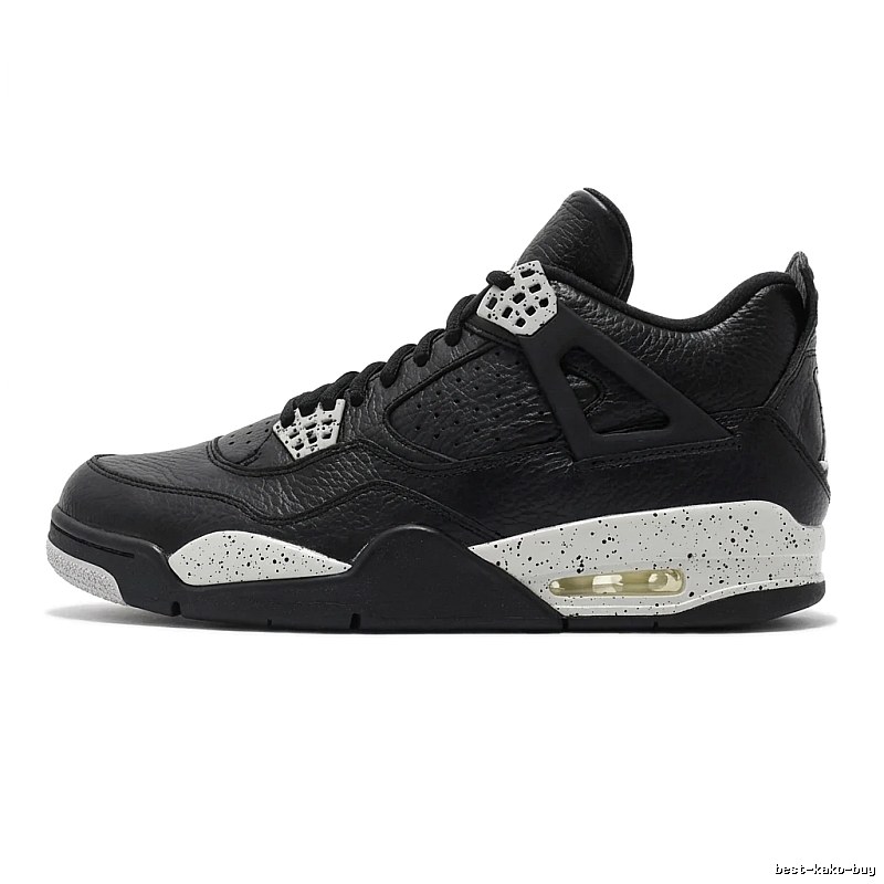 Jordan 4 Generation Black and White Trendy Cool Sports Shoes