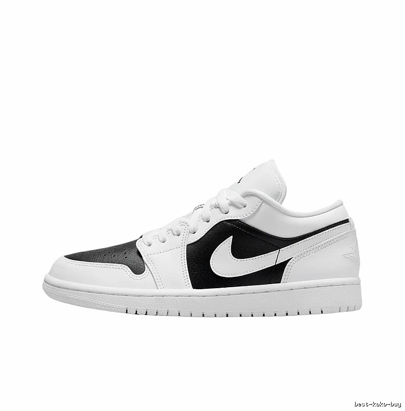 Jordan AJ1 Black and White Trendy and Cool Board Shoes