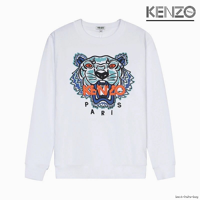 Kenzo Style Kc16 Tiger SweatShirt Coffee Run Graphic