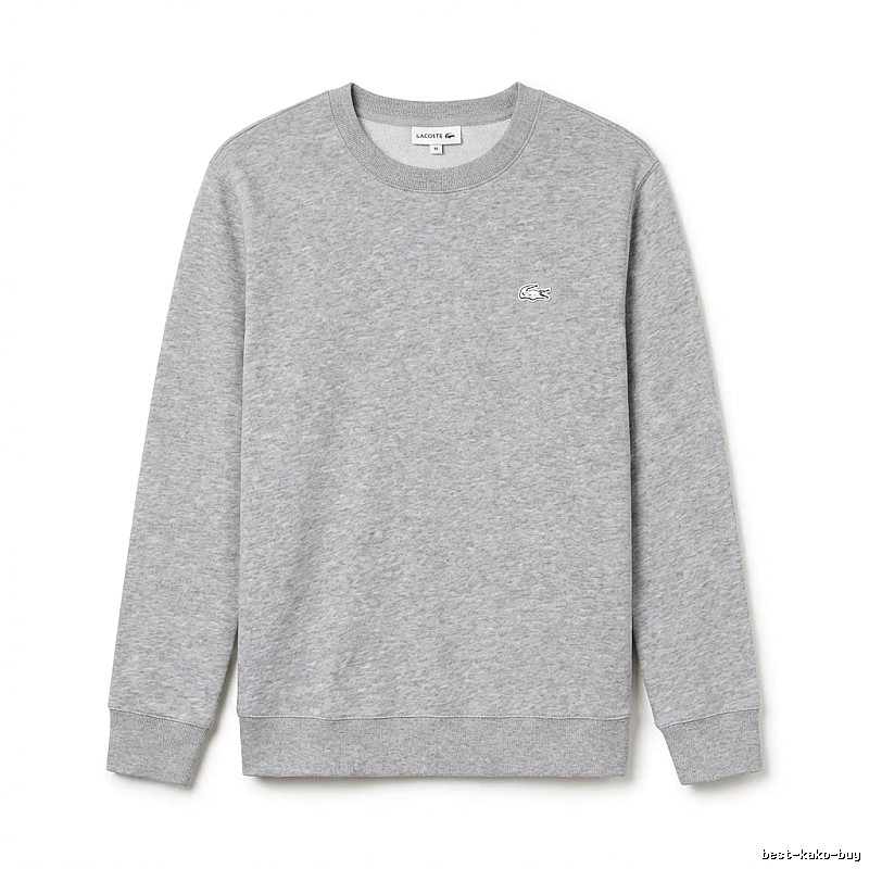 Lacoste basic simple grey sweatshirt