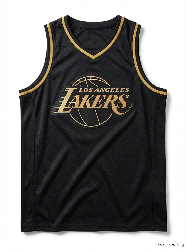 LBJ Lakers retro black jersey