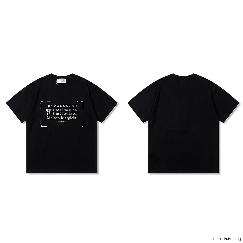 Maison Margiela Digital Style Black T-shirt