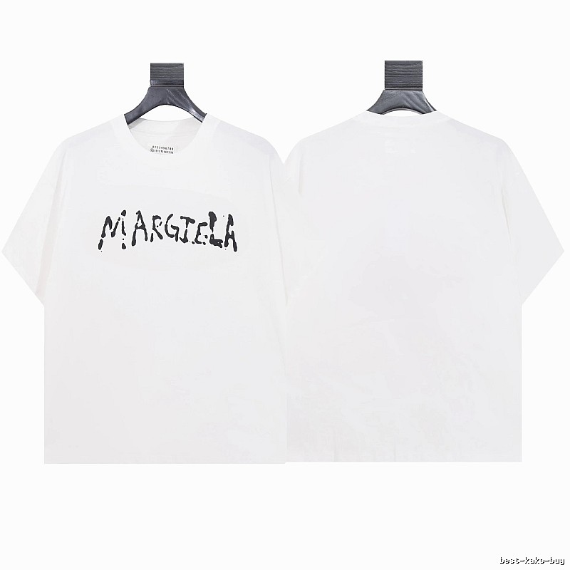 Maison Margiela Graffiti Street Style White T-shirt