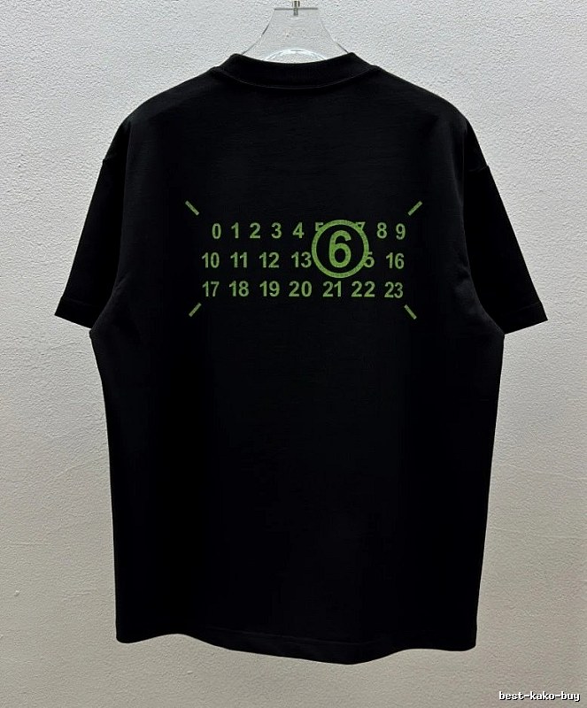 Maison Margiela MM6 Street Style Black T-Shirt