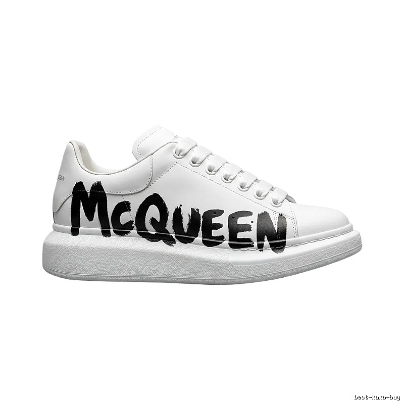 McQueen - printed casual - style white shoes