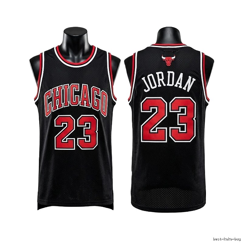 Michael Jordan Jordan No. 23 black jersey