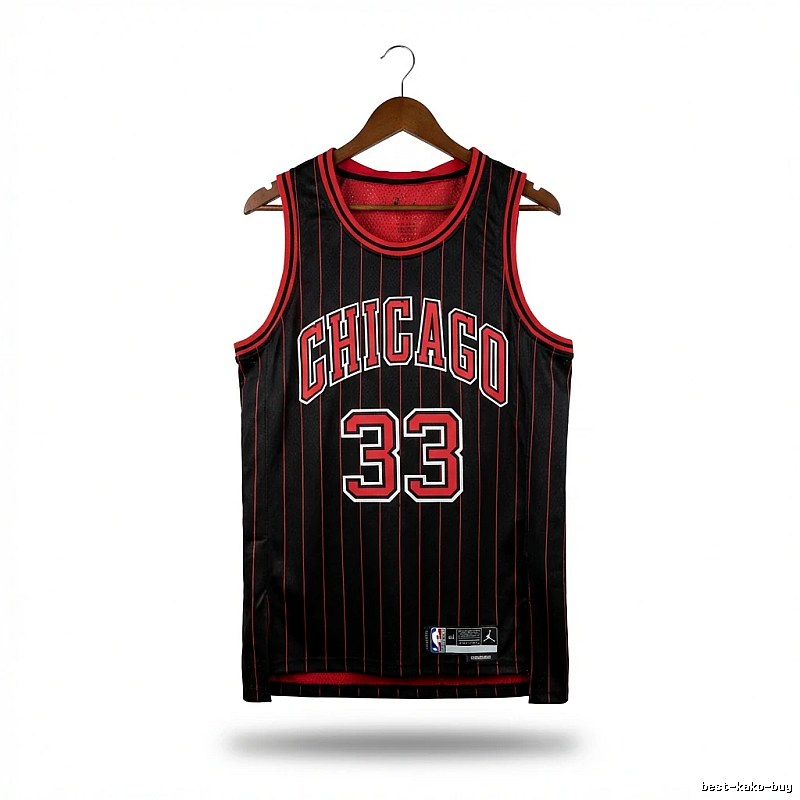 Michael Jordan retro black and red jersey