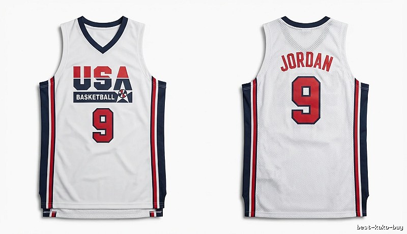 Michael Jordan retro-style white jersey